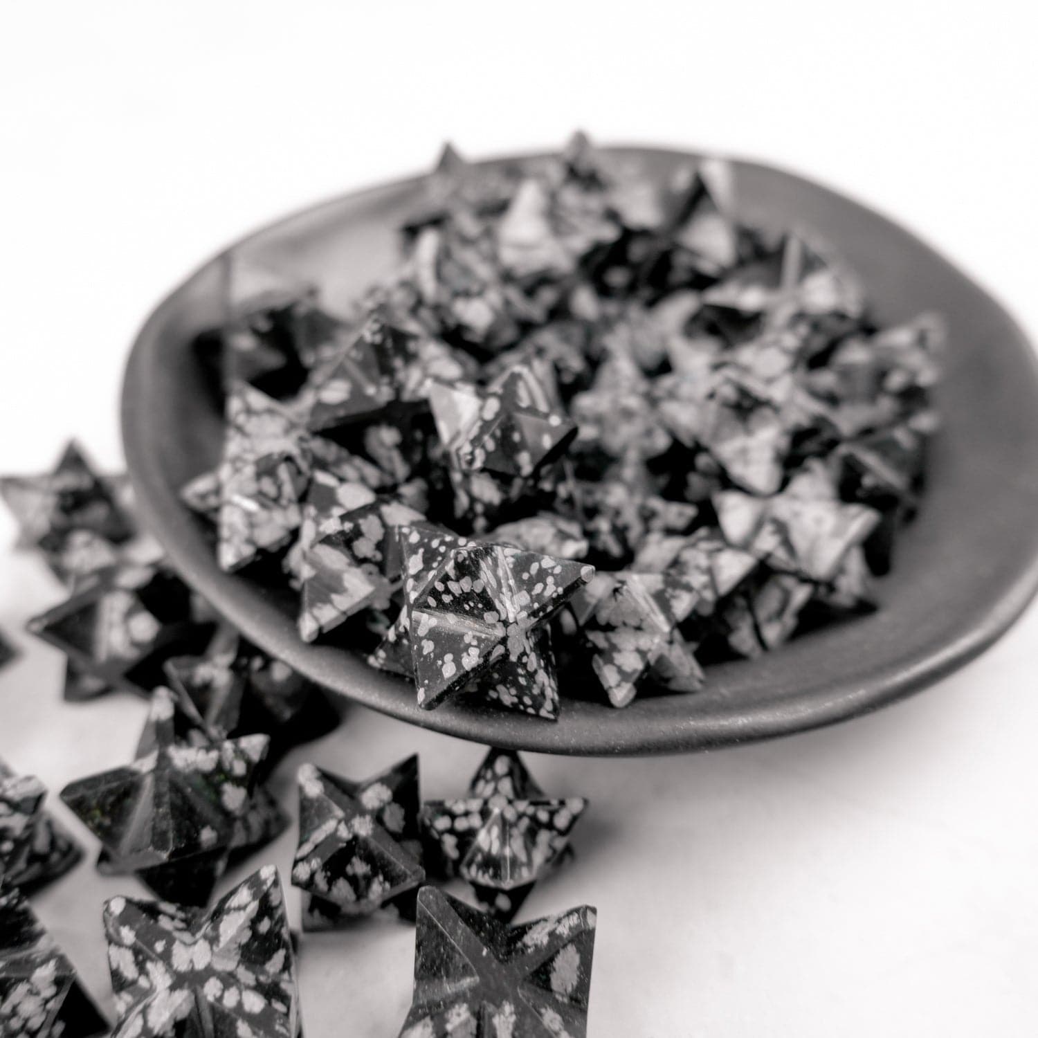 Snowflake Obsidian Star - Crystal & Stone
