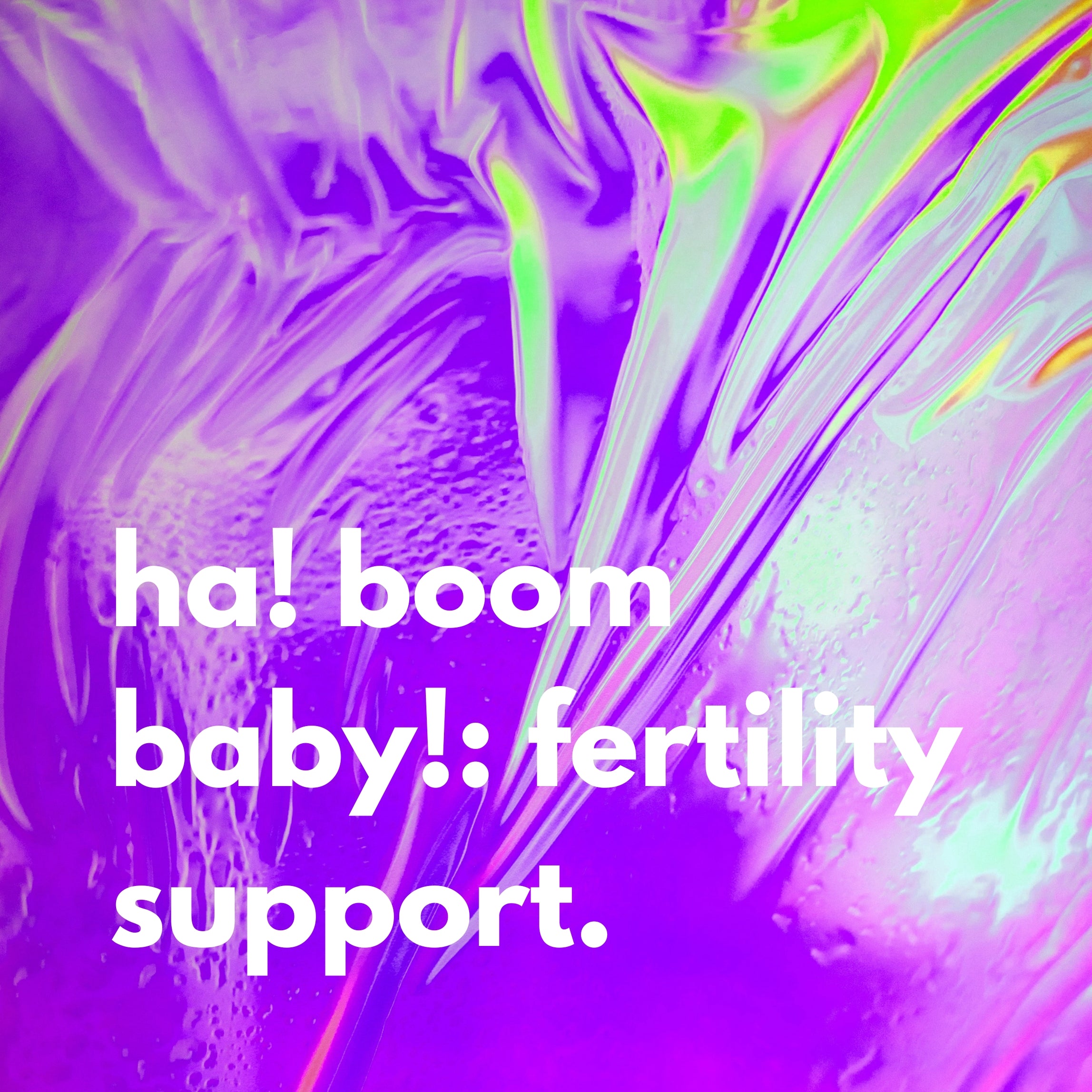 Ha! Boom Baby!: Fertility Support Tumble Kit - Crystal & Stone