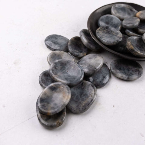 Iolite Worry Stone