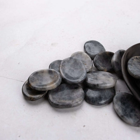 Iolite Worry Stone