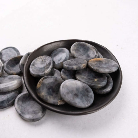 Iolite Worry Stone