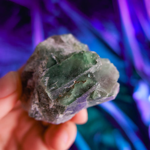 Green Fluorite Cluster