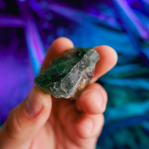 Green Fluorite Cluster