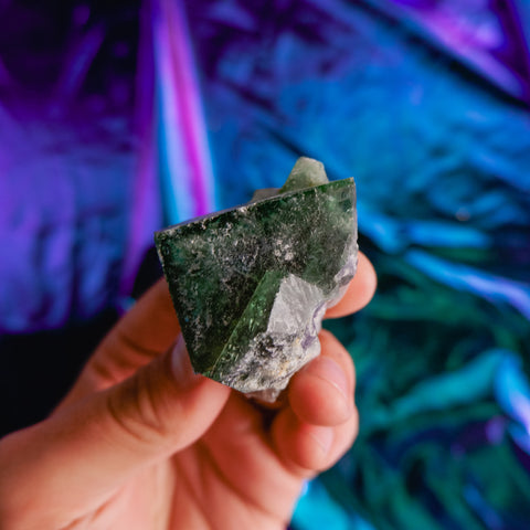 Green Fluorite Cluster