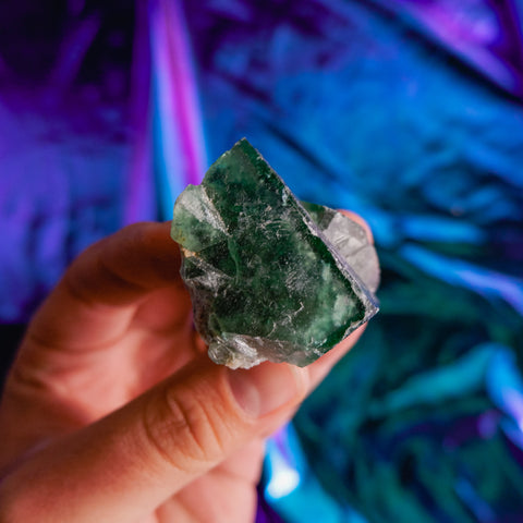 Green Fluorite Cluster