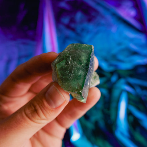 Green Fluorite Cluster