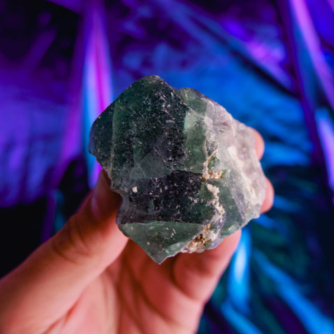 Green Fluorite Cluster