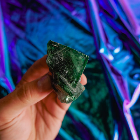 Green Fluorite Cluster