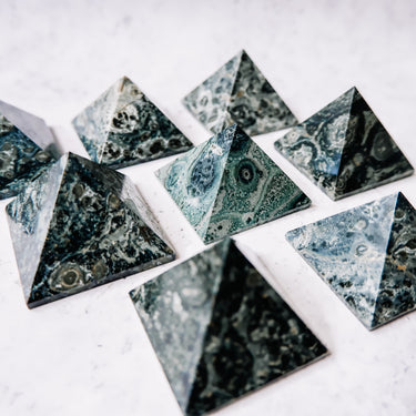 Kambaba Jasper Pyramid - Crystal & Stone