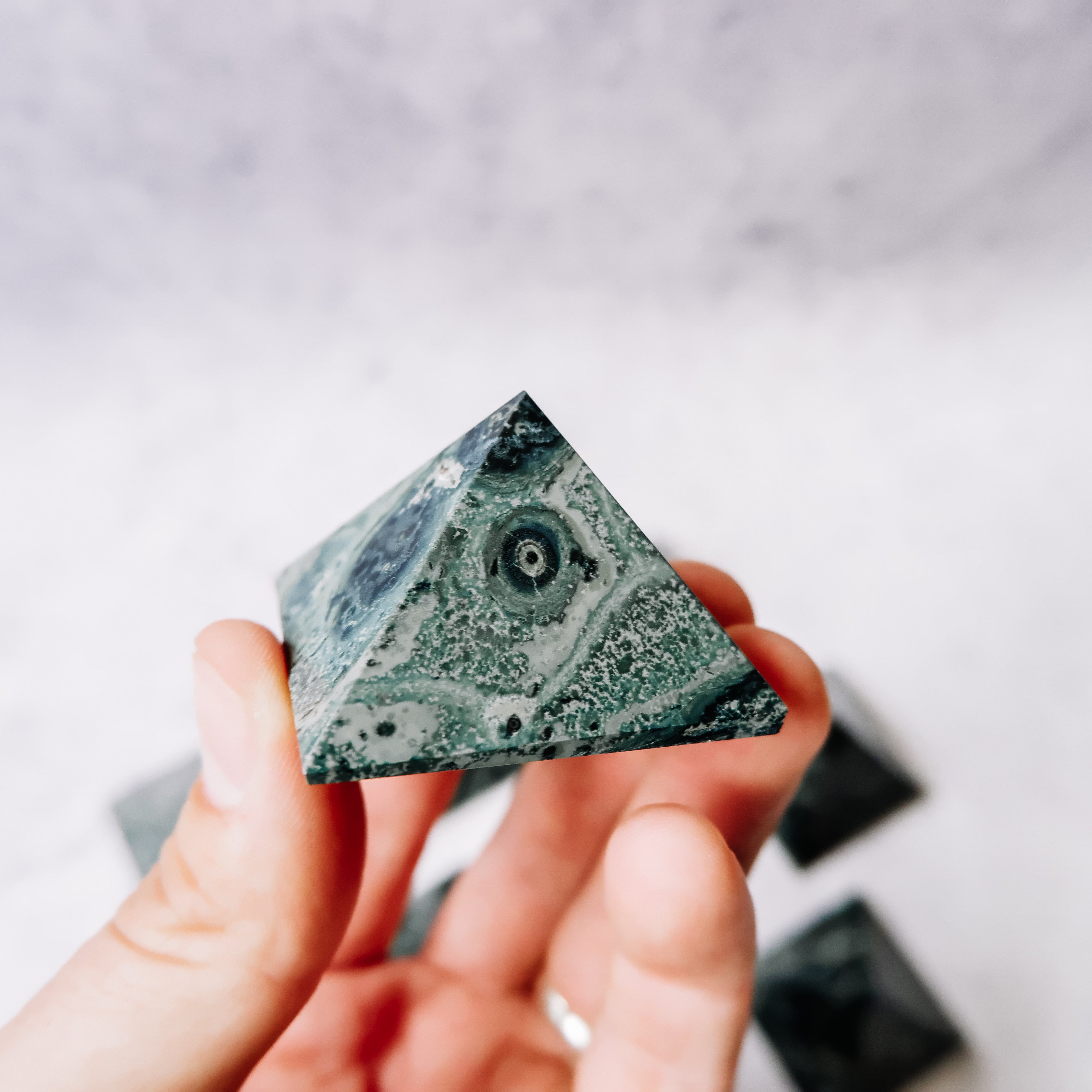 Kambaba Jasper Pyramid - Crystal & Stone
