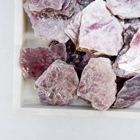 Lepidolite Slab - Crystal & Stone