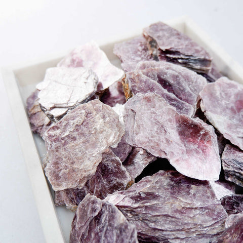 Lepidolite Slab - Crystal & Stone