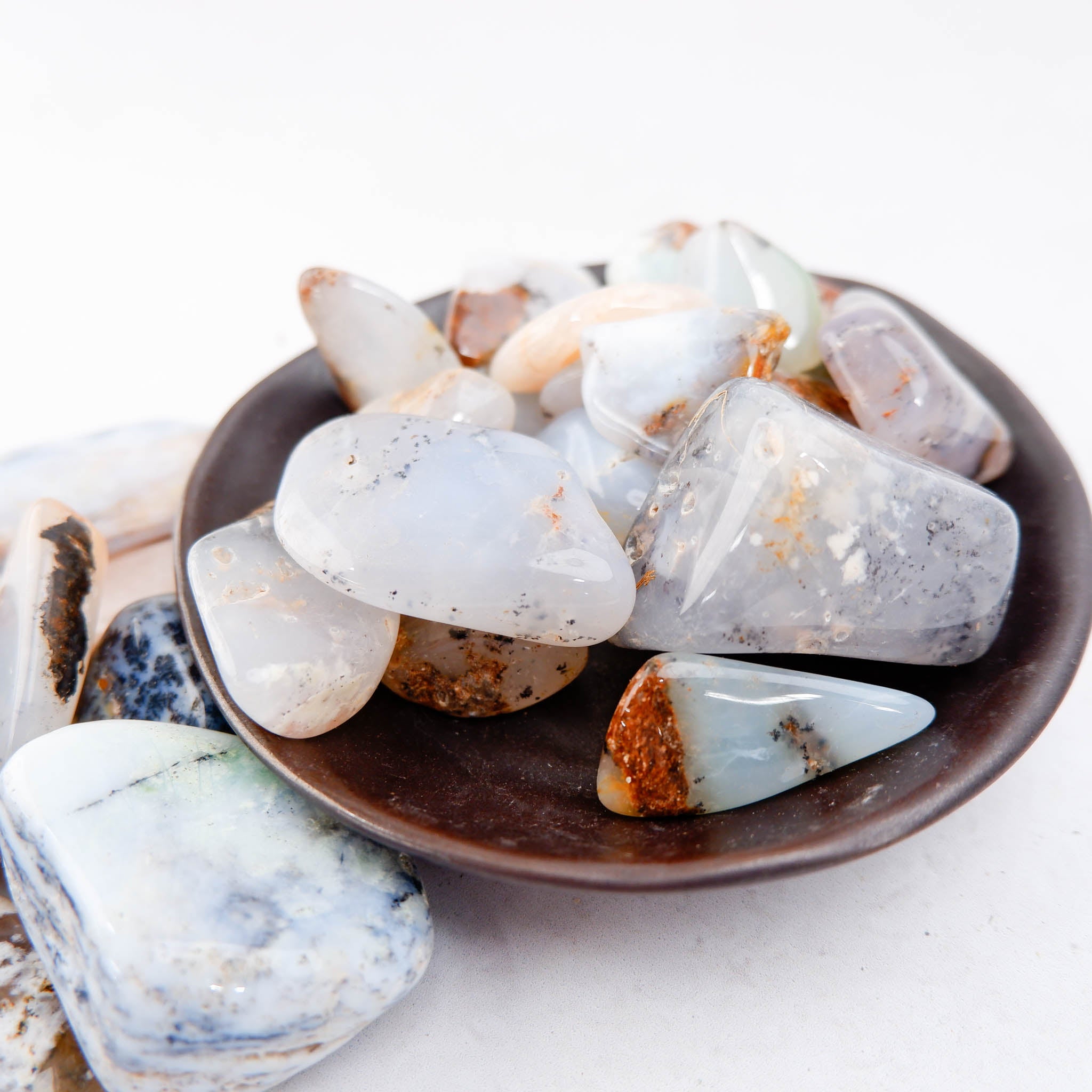 Dendritic Agate Tumble - Western Australian - Crystal & Stone