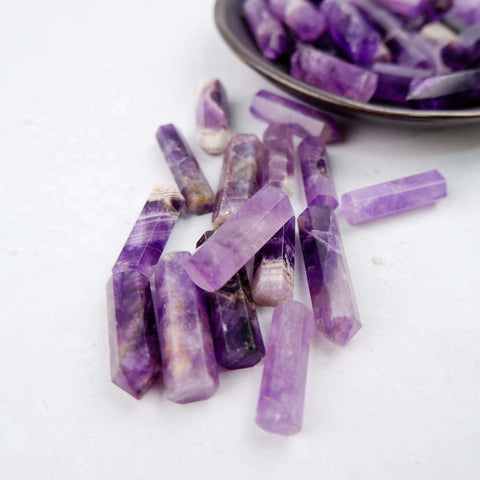 Amethyst Gridding Point - Crystal & Stone