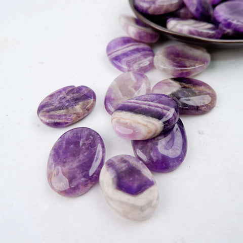 Amethyst Worry Stone - Crystal & Stone