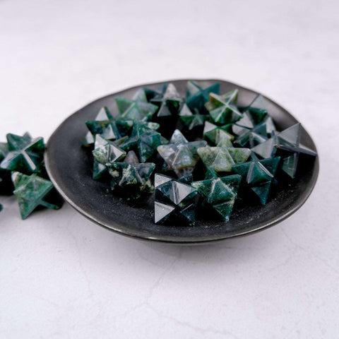 Moss Agate Star