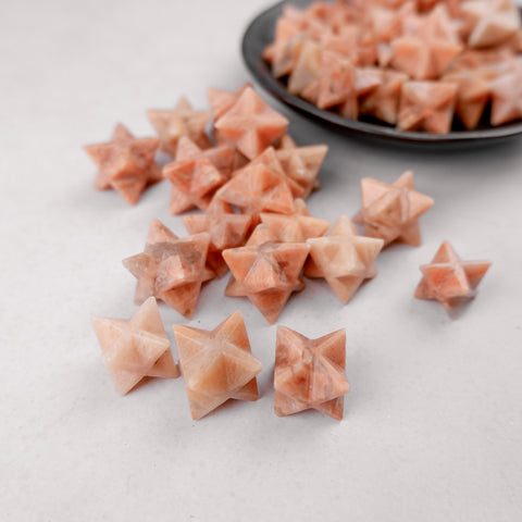 Orange Moonstone Star