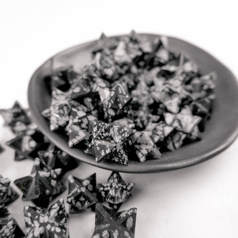 Snowflake Obsidian Star