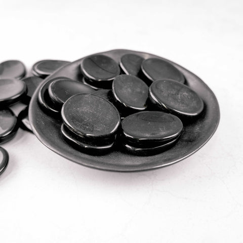 Black Jasper Worry Stone