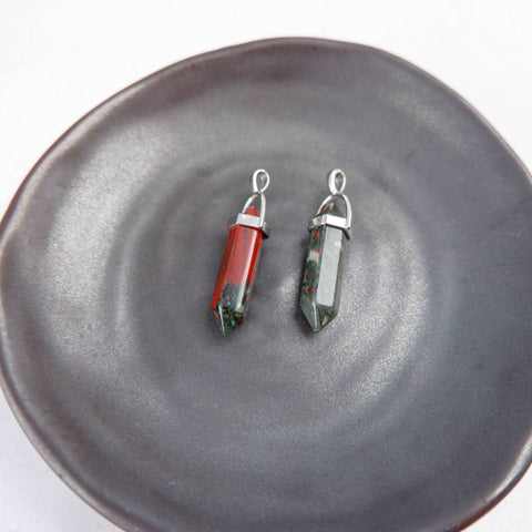 Bloodstone Pillar Pendant