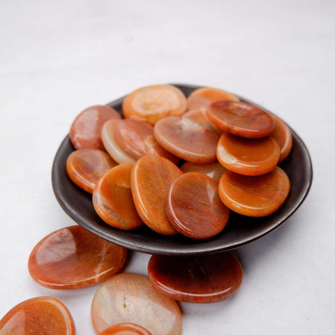 Peach Aventurine Worry Stone