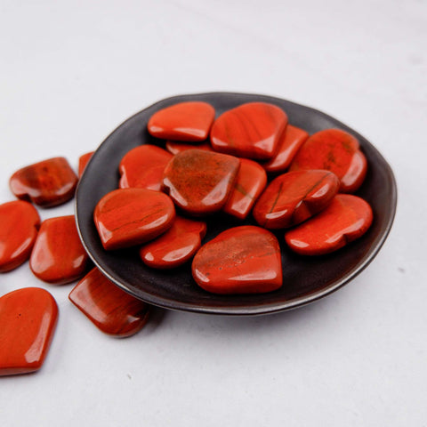 Red Jasper Heart