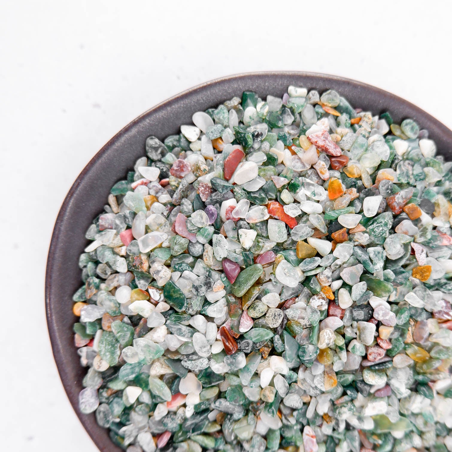 Moss Agate Chips - Crystal & Stone