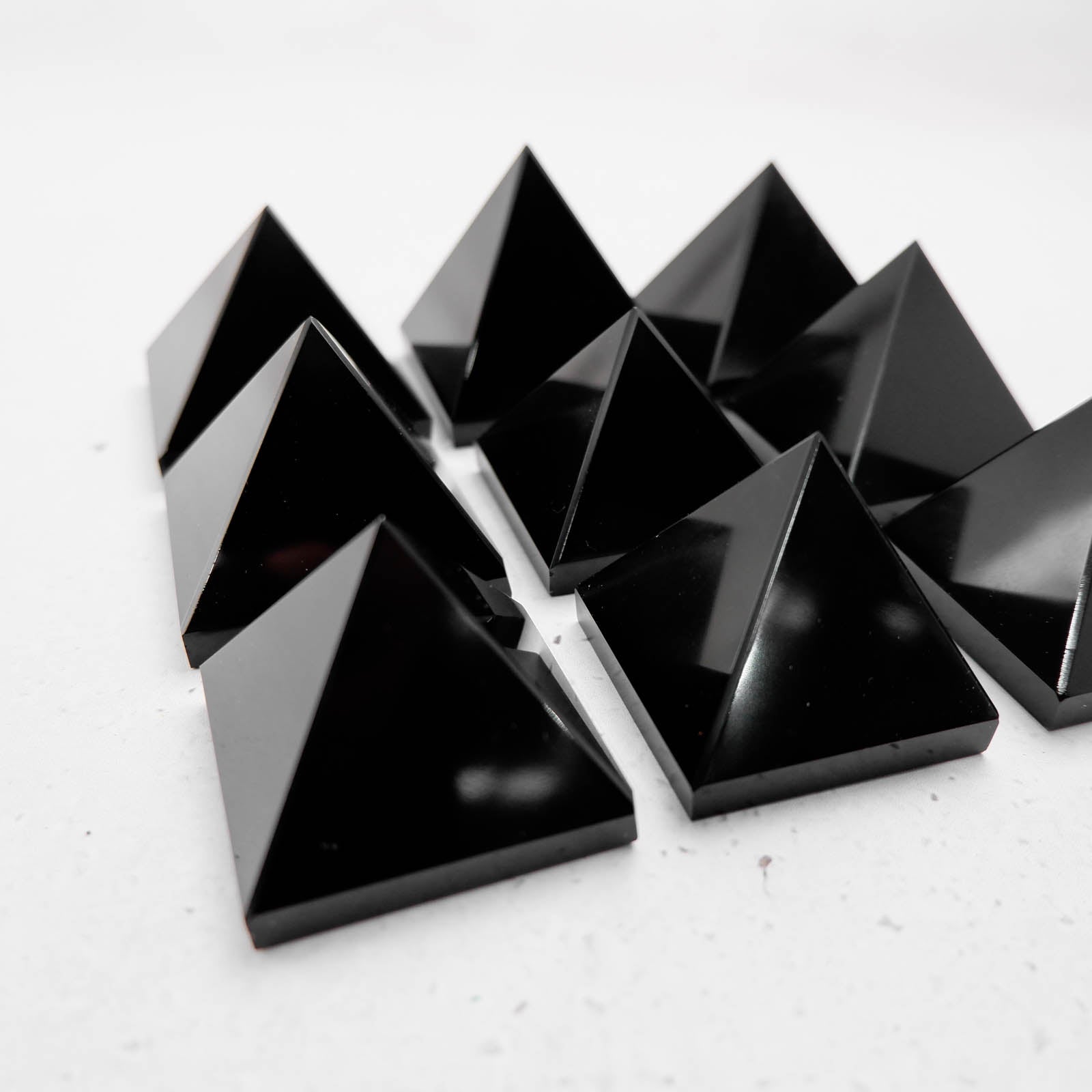 Obsidian Pyramid - Crystal & Stone