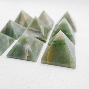 Green Aventurine Pyramid - Crystal & Stone