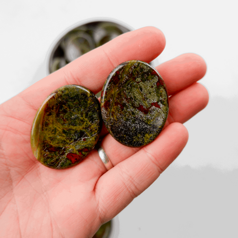 Dragon Jasper Worry Stone