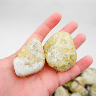 Prehnite Palm Stone - WESTERN AUSTRALIAN - Crystal & Stone