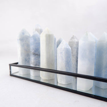 Blue Calcite Point - Crystal & Stone