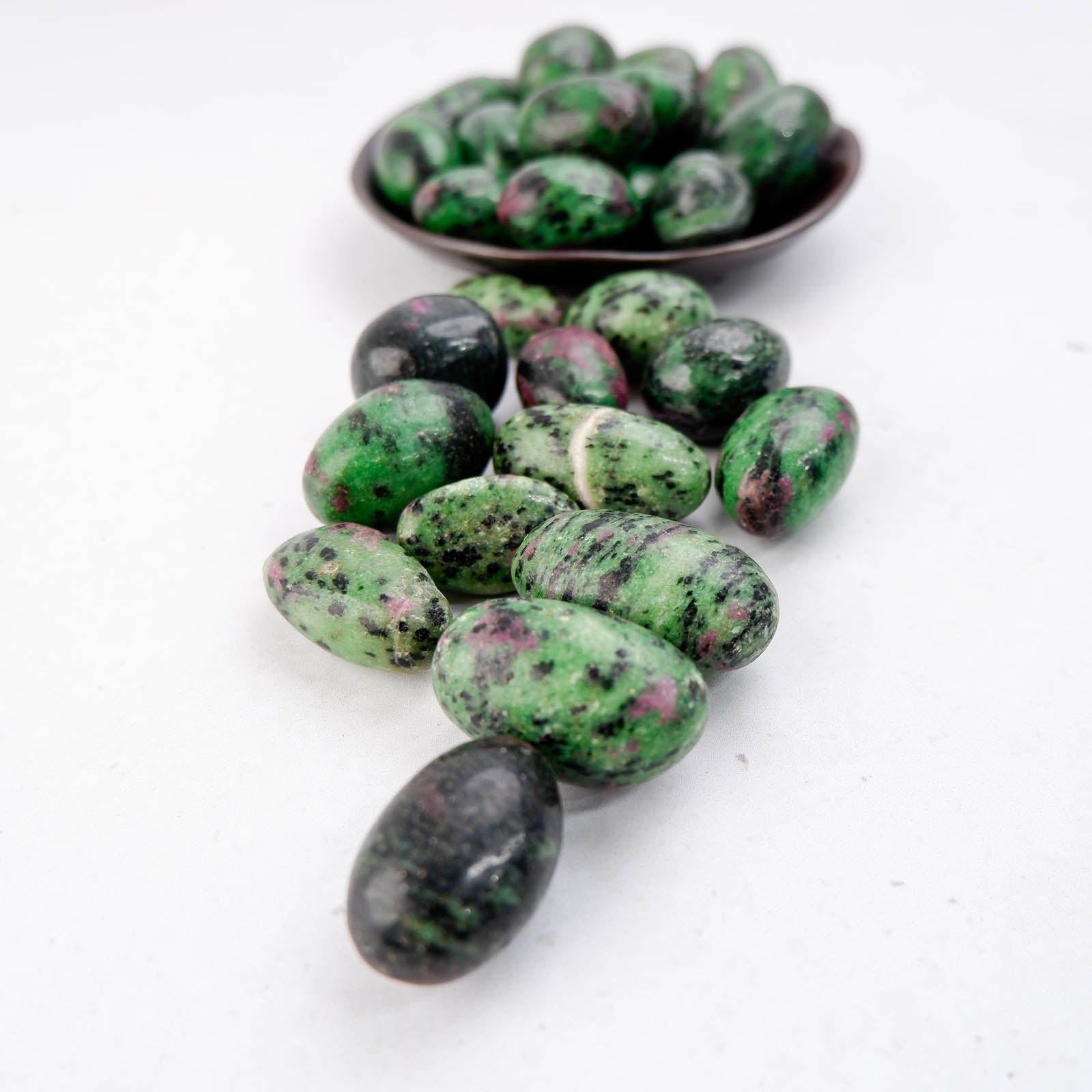 Ruby in Zoisite Tumble - Crystal & Stone