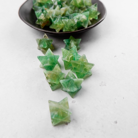 Green Fluorite Star