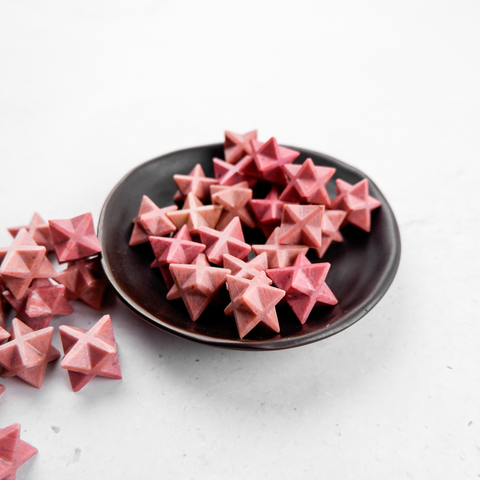 Pink Petrified Wood Star