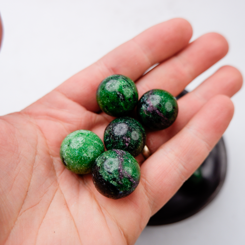 Ruby in Zoisite Sphere Mini