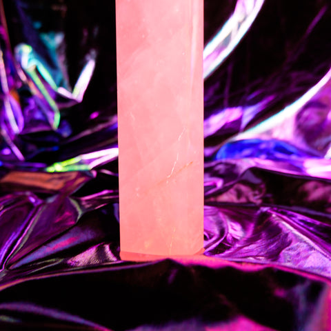 Rose Quartz Pillar