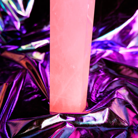 Rose Quartz Pillar