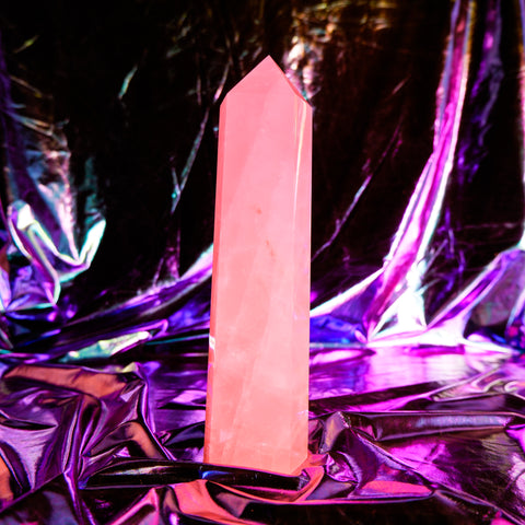 Rose Quartz Pillar