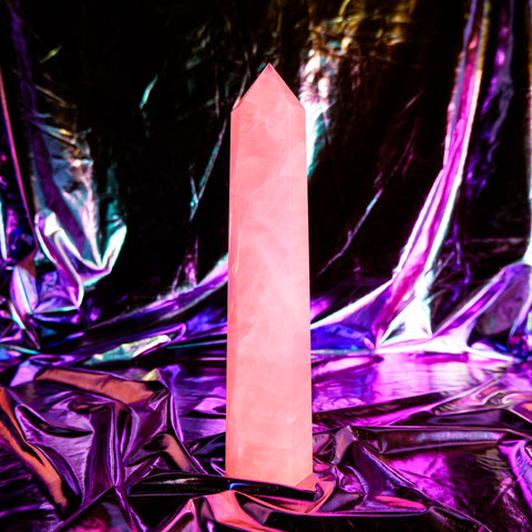 Rose Quartz Pillar