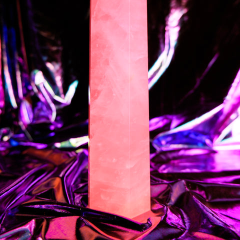 Rose Quartz Pillar