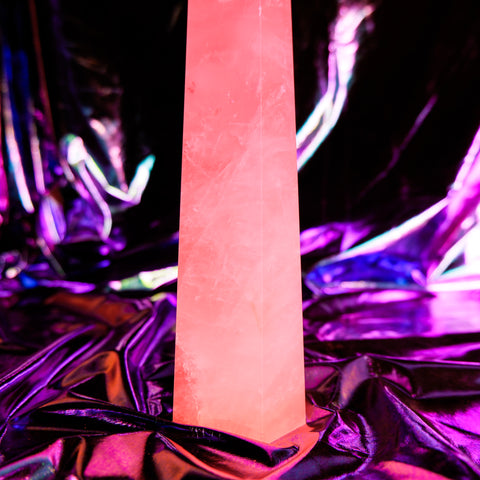 Rose Quartz Pillar