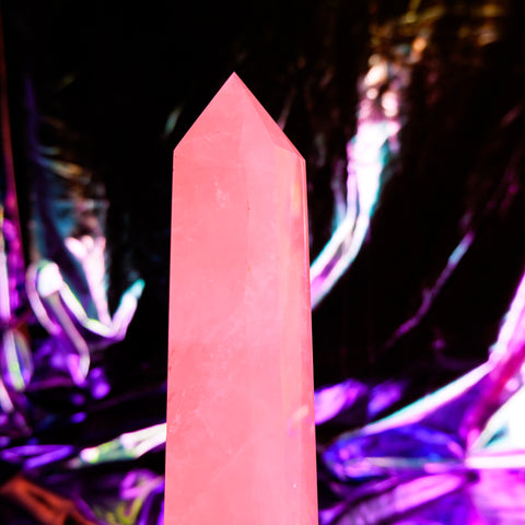 Rose Quartz Pillar