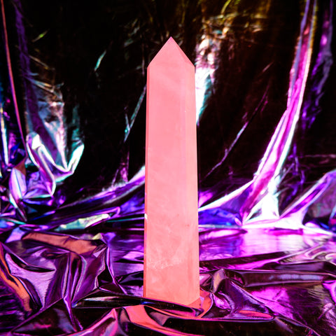 Rose Quartz Pillar