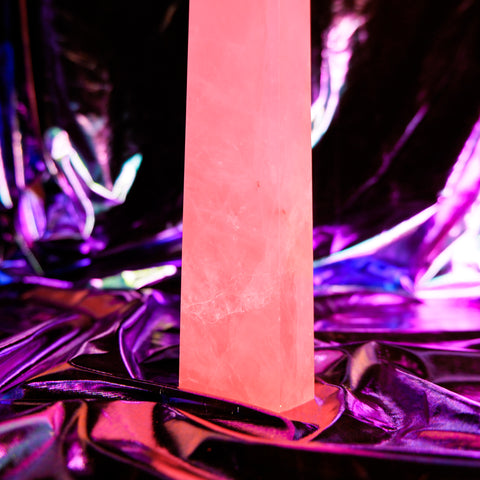 Rose Quartz Pillar