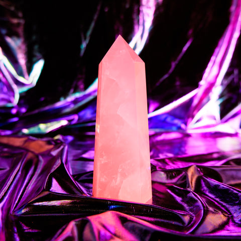 Rose Quartz Pillar