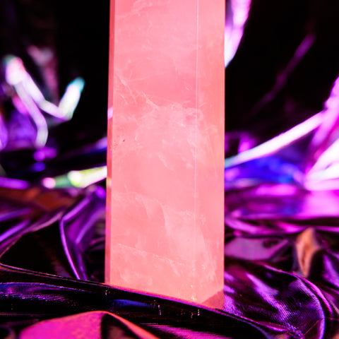 Rose Quartz Pillar