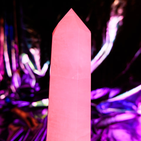 Rose Quartz Pillar