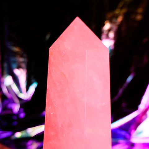 Rose Quartz Pillar