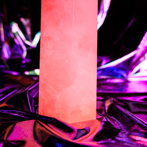 Rose Quartz Pillar